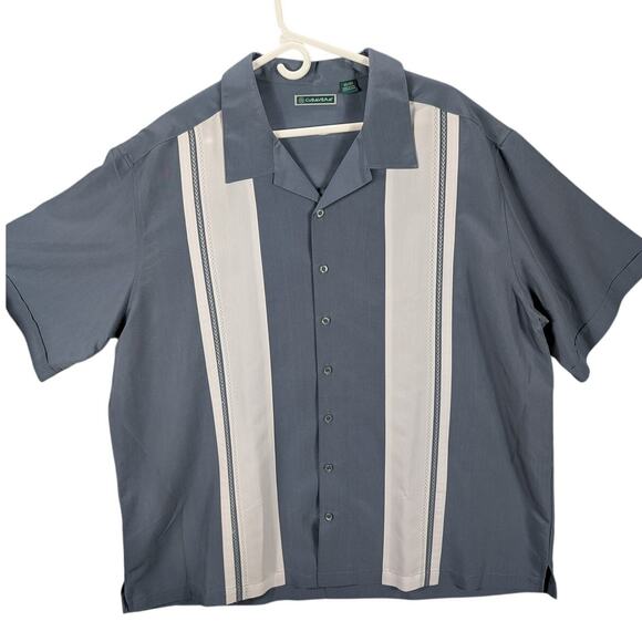 Cubavera Shirt Mens 2XL Short Sleeve Guayabera Button Up Casual Summer Bowling - Picture 1 of 7